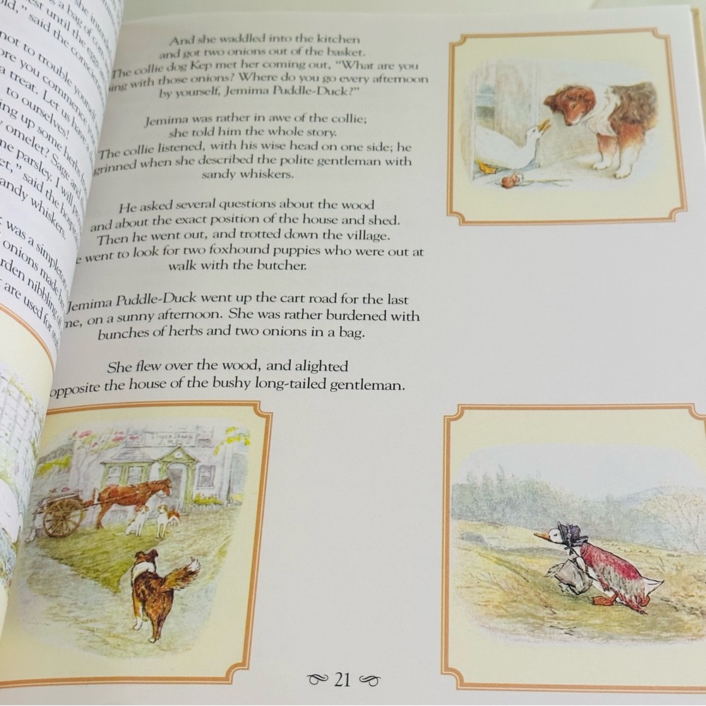 A Child's Treasury of Beatrix Potter Hardcover Book - Picture 10 of 12
